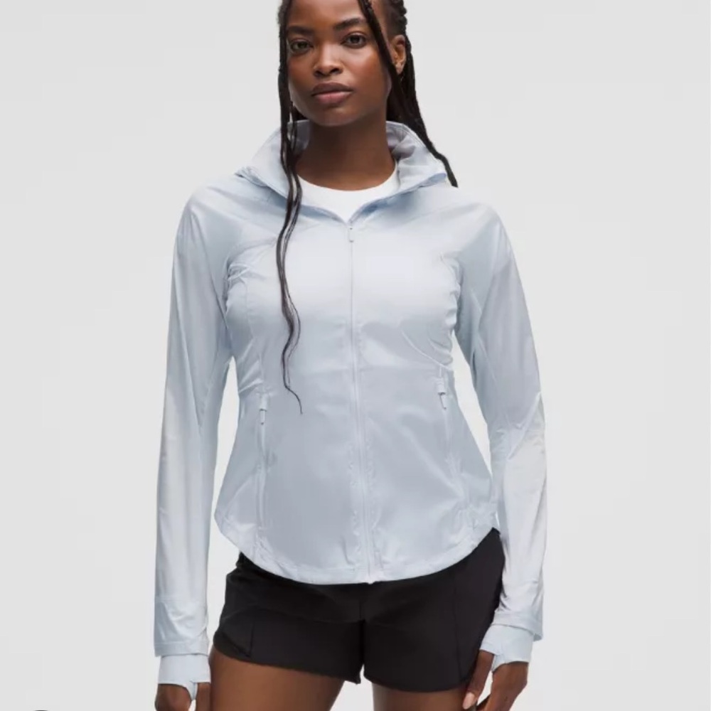 NWT Lululemon Goal Smasher Jacket Powder Blue